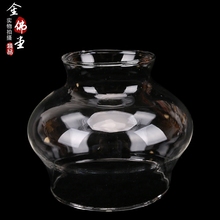 酥油灯座玻璃灯罩透明防风蜡烛台供佛灯架长明灯配件佛教用品佛具