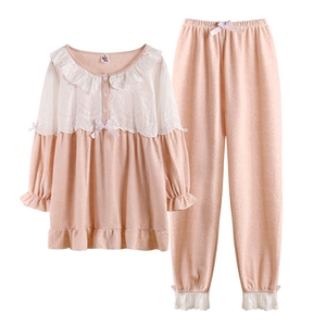 公主风甜美家居服