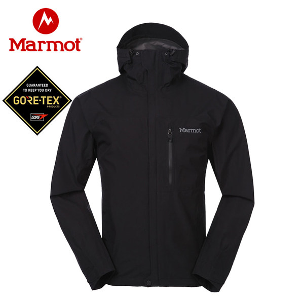 marmot/土拨鼠春秋薄款戈尔防水冲锋衣男耐磨防风透气外套T30380