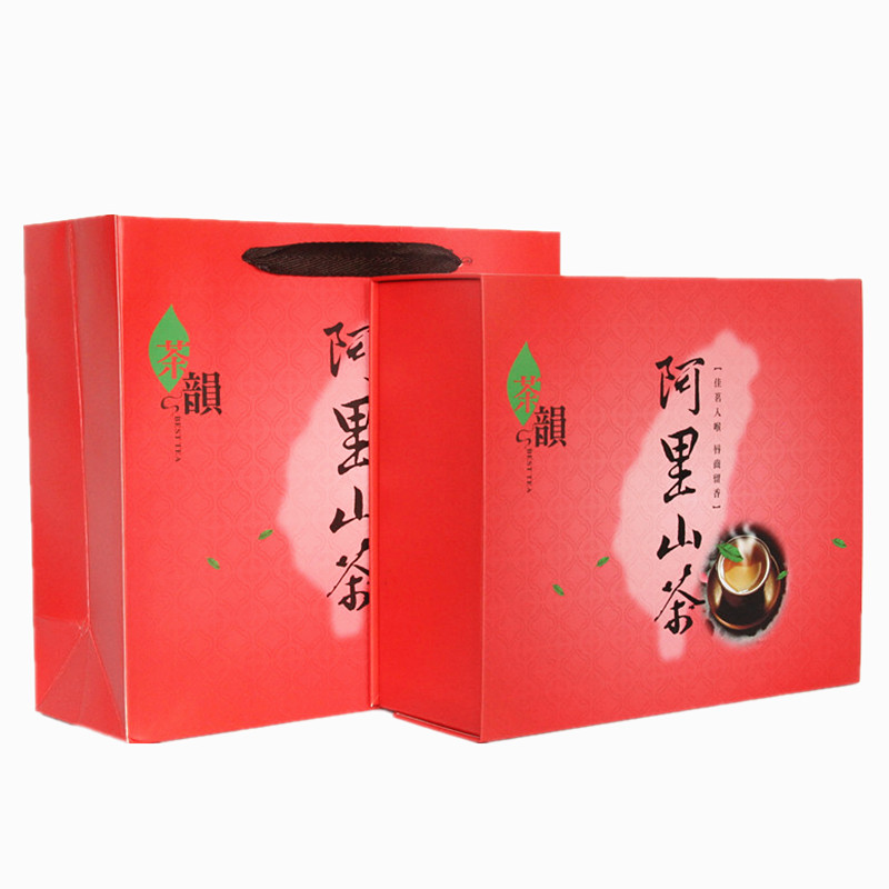 台湾茶叶 冻顶乌龙茶礼盒装 台湾高山茶阿里山 送礼茶叶礼盒新茶
