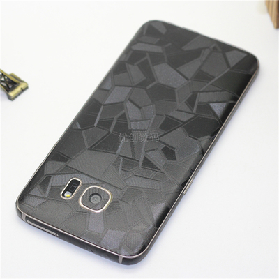 三星S7 edge曲屏G9350\/S7直屏手机贴纸碳纤