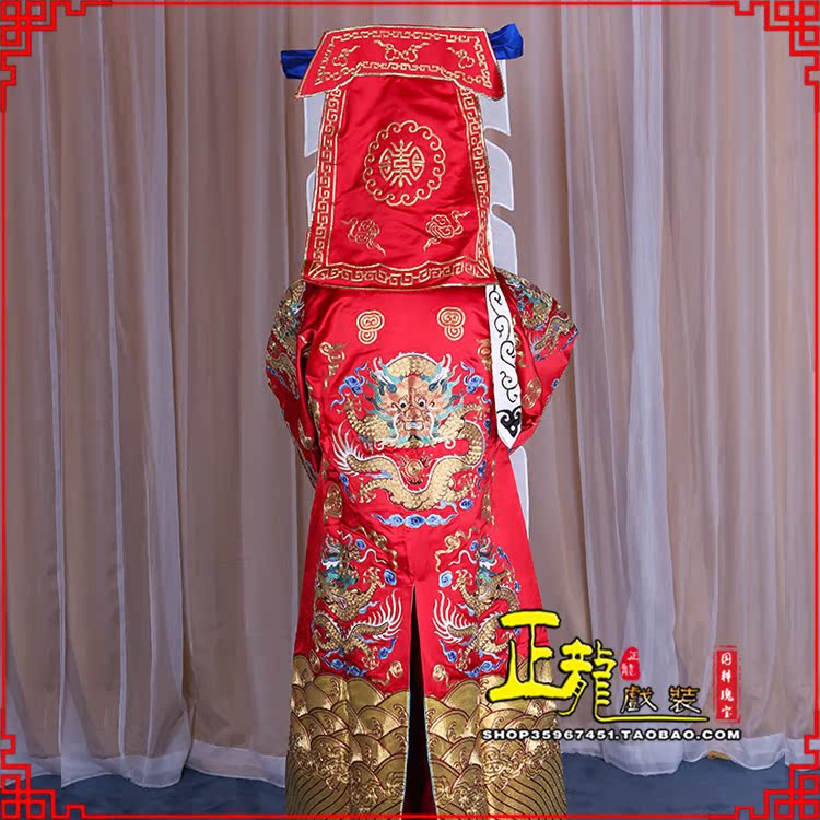 正龙戏装 京剧越剧戏曲服装舞台精品演出古装侍从卫士文堂 龙套衣