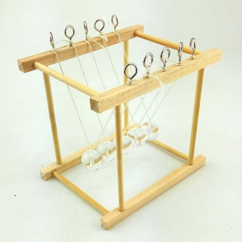 牛顿摆物理实验科学实验玩具学生培训班科学课教具科技小制作