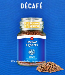 咖啡 荷兰原装进口douwe 蓝标速溶咖啡 egberts 咖啡(无 因咖啡 咖啡)