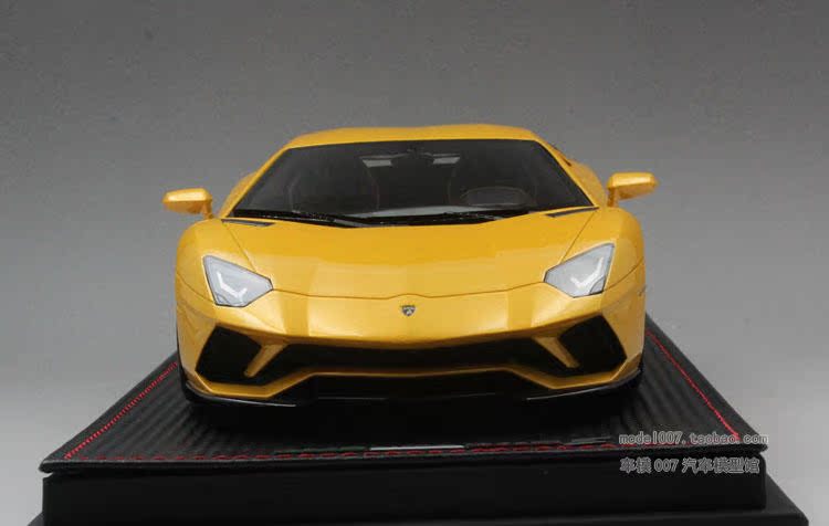 mr 1:18 兰博基尼 aventador s 收藏摆件 高端仿真汽车模型手版