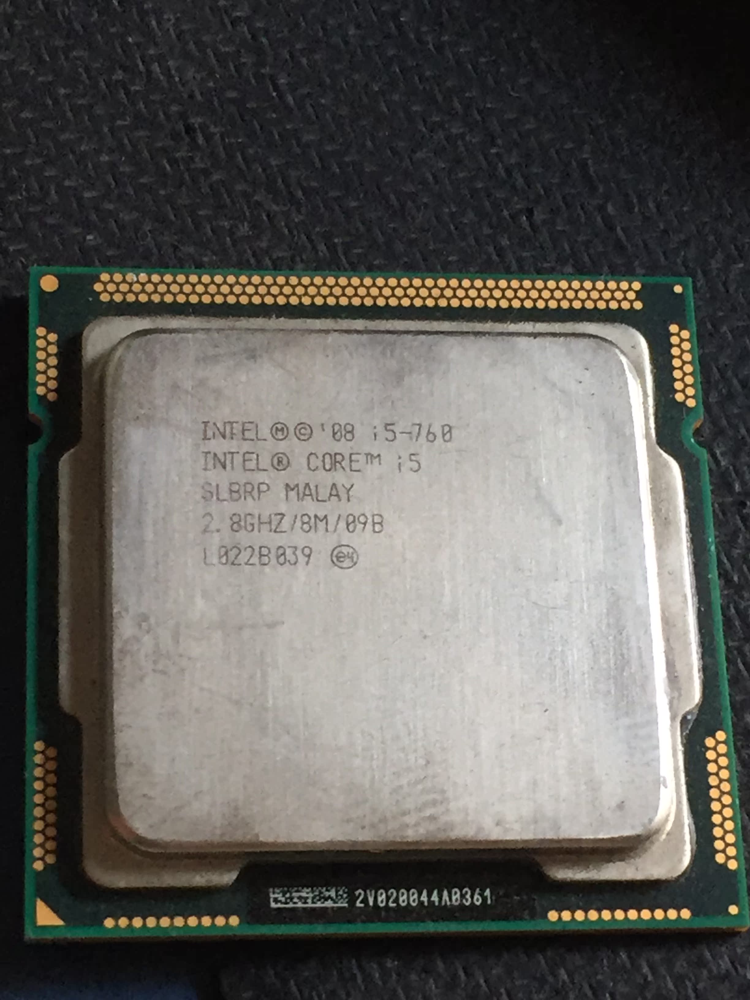 英特尔i57501156针四核cpu另有i5760四核cpu1156