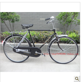 包邮正品上海凤凰26寸自行车 老式复古车/男女式直梁单车 促销中