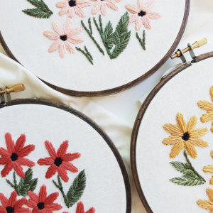 包【包邮】新手初学欧式手工刺绣材料包DIY免