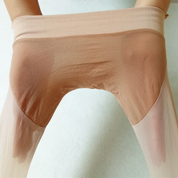 连裤袜 低腰收腹天鹅绒贴服丝袜女裆部全透明夏季360度无痕无缝