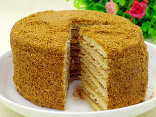 蜂蜜奶油千层锯末蛋糕原味2个包邮 正品俄罗斯双山提拉米苏生日