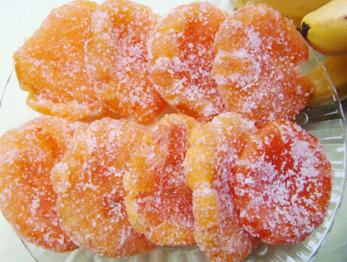 重庆特产 开县桔红 糖桔饼 开县桔饼 蜜饯 红橘子饼 500g*2 包邮