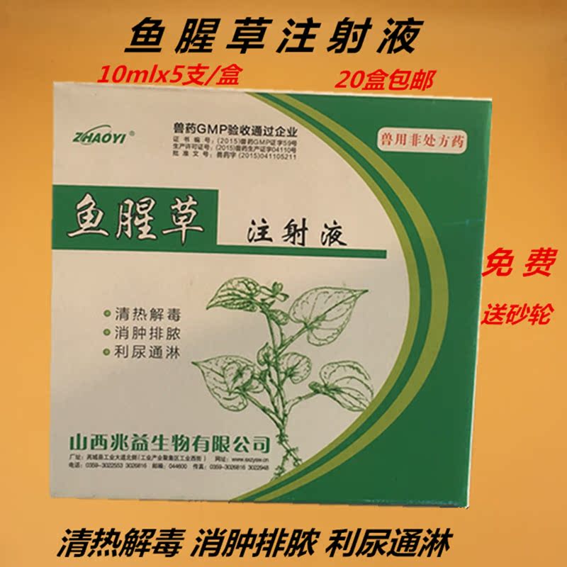 兽药兽用鱼腥草注射 液兽药兽用猪牛羊退烧抗菌消炎抗