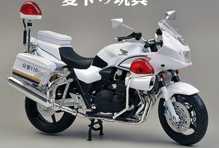 皇冠信誉,奥图美 本田honda 1:12 cb1300p 公安警用摩托车模型