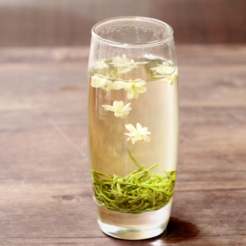 茉莉花茶2017新茶 浓香型特级四川早白尖 花毛峰茶叶毛尖散装100g