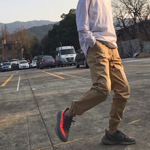 1CHEN/原创日系工装裤宽松锥形小脚裤束脚裤男士百搭运动休闲裤男