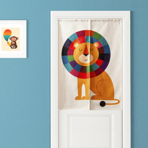 超萌卡通门帘隔断帘