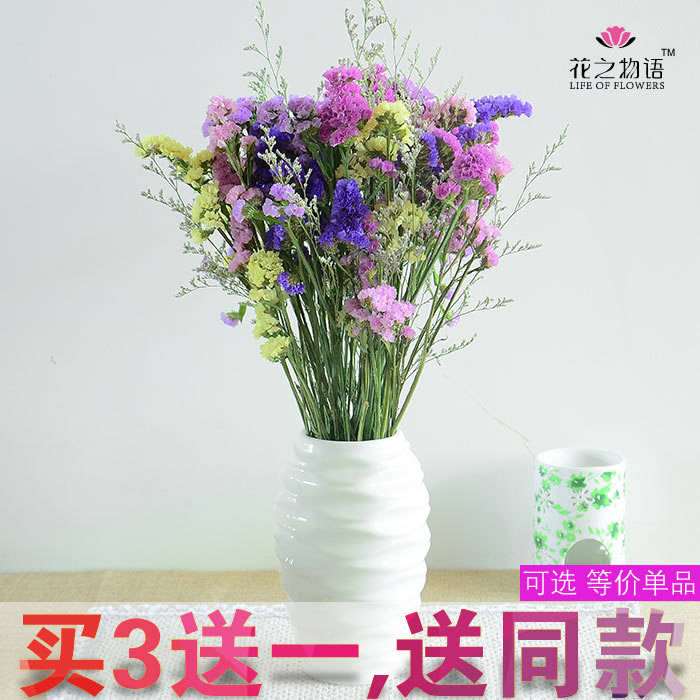 满天星干花花束装饰摆件客厅家居摆设生日礼物小清新勿忘我真干花