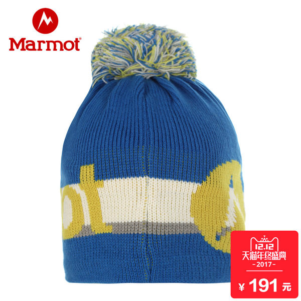 marmot/土拨鼠秋冬新款男女同款防寒保暖情侣针织帽K15630