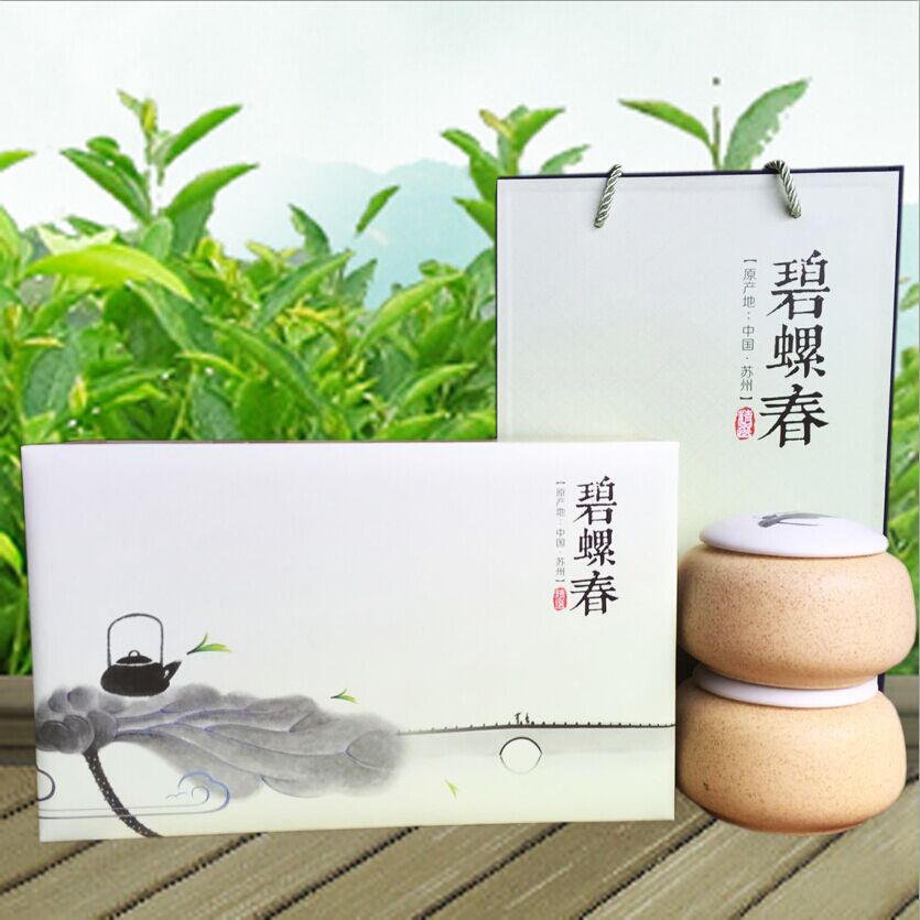 2016年新茶 苏州洞庭碧螺春绿茶 明前头采春茶 高档茶叶礼盒装
