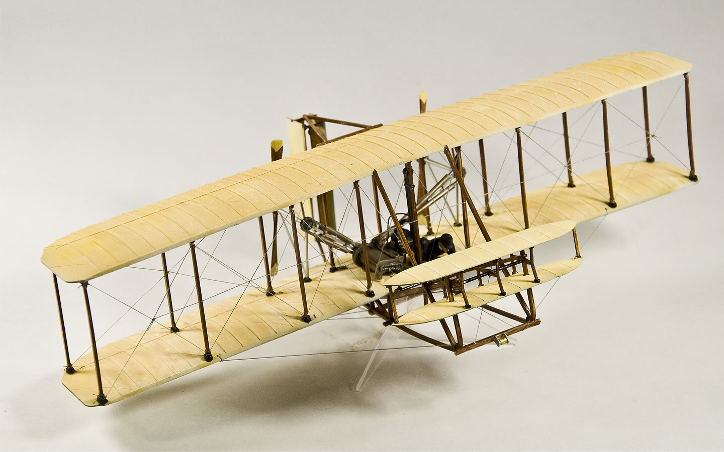 5243 1/39 飞行者一号 莱特兄弟双翼飞机 wright flyer