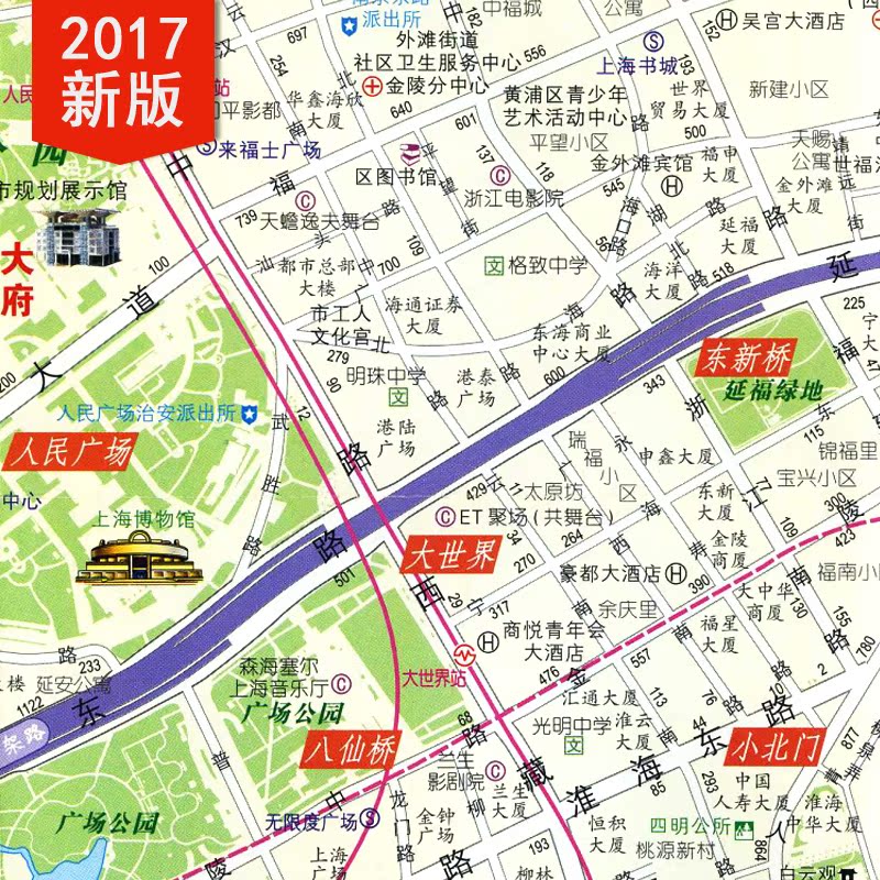 上海黄浦区地块划分图