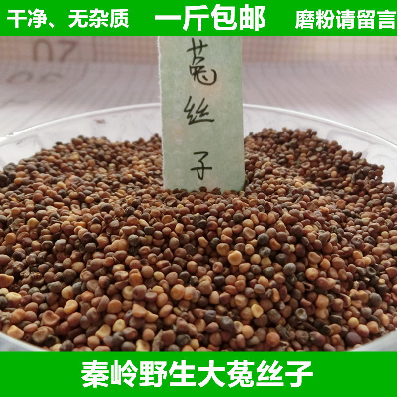 秦岭野生菟丝子 兔丝子 小菟丝子粉茶500g 1斤包邮