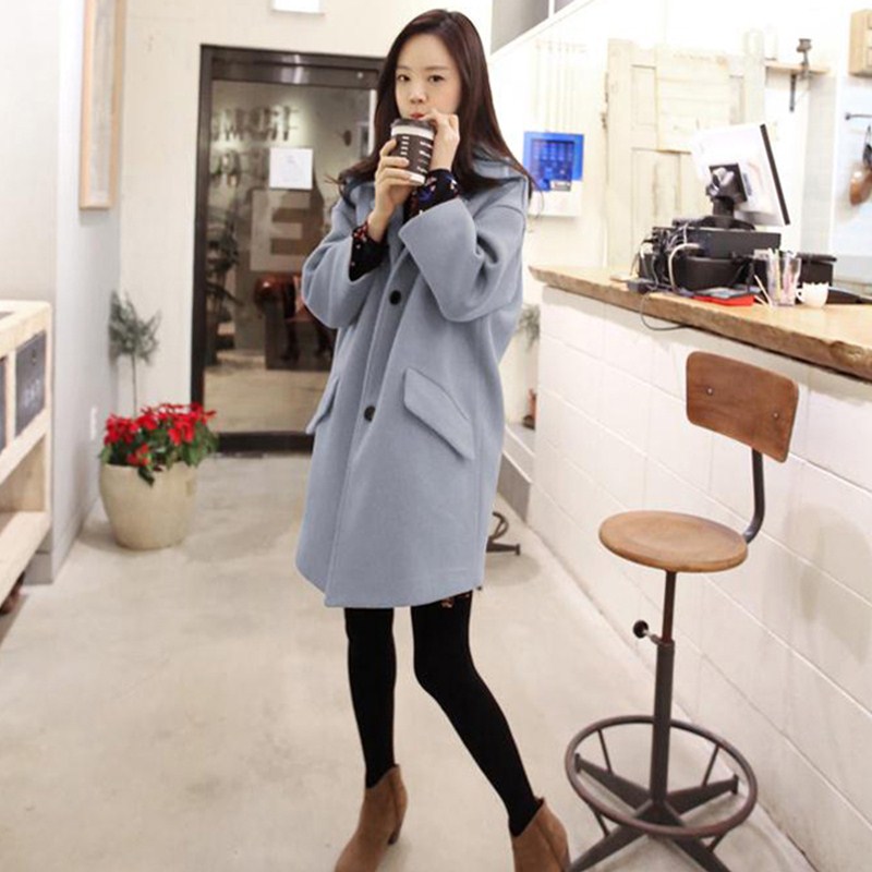 推荐最新呢大衣女装团购 双面绒羊绒大衣女装