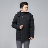 羽绒服半成品男脱卸款1031中老年活里活面九成品衣皮断码清仓处理