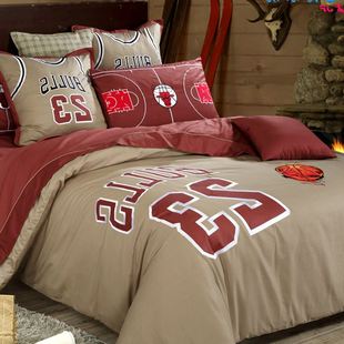 全棉纯色绣花NBA篮球芝加哥公牛队飞人乔丹