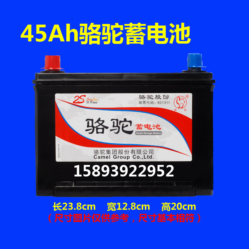 骆驼牌免维护大客车蓄电池12v165ah/6-qwlz-165正品骆驼汽车电瓶