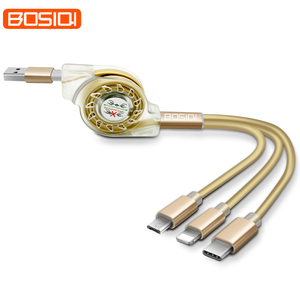 一拖三多功能数据线充电器