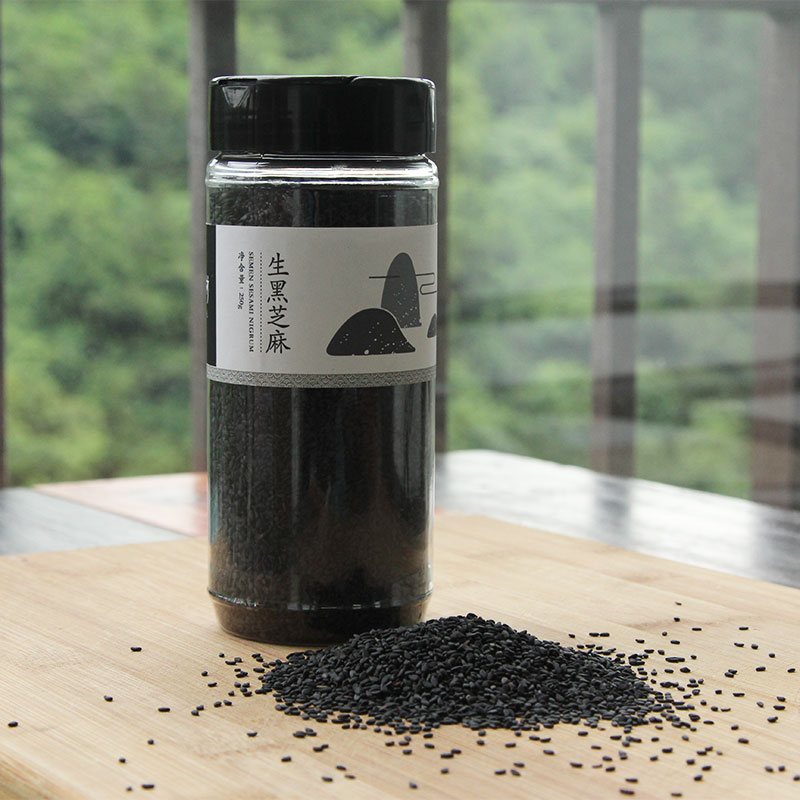 【贵州好食材】生黑芝麻 农家自产特级生芝麻 250g 三件包邮