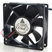 12V 0.24A 双滚珠机箱电源散热风扇 两线 AFB0812H 8025 8cm 台达