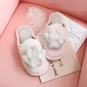 防滑软厚底棉拖鞋