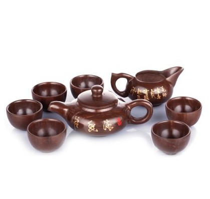 特价木鱼石茶具套装/功夫茶壶茶具整套/正宗原产地木鱼石茶具套组