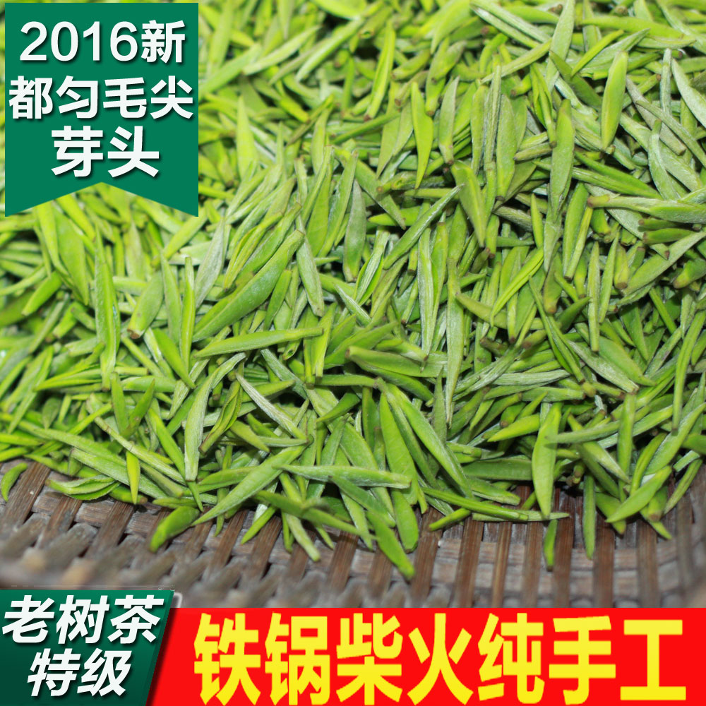 贵州都匀毛尖茶 2016新茶散装正宗农家纯手工绿茶 50g珍品老树茶