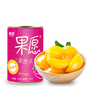 黄桃罐头425g*3罐