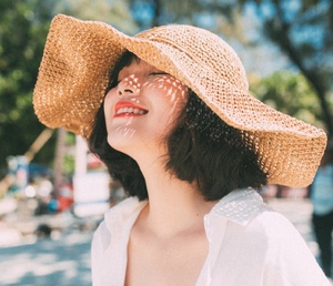 可折叠遮阳太阳帽