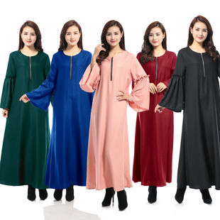 女裙长袍muslim women gown dresses 礼拜礼服长裙