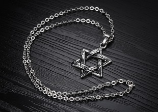 朋克摇滚日韩张杰同款项链个性复古时尚星星特