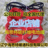安装 海思特经济型养殖场 电地暖碳纤维发热电缆电地暖线24k家用