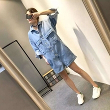 工装 休闲宽松显瘦连衣裤 短裤 女2017夏装 连身裤 欧美短袖 牛仔连体裤