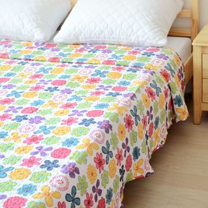 韩版夹棉绗缝被夏凉被