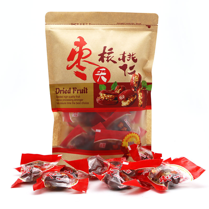 买一送一【枣夹核桃仁恋抱抱果】特产大红枣加孕妇零食特级夹心枣