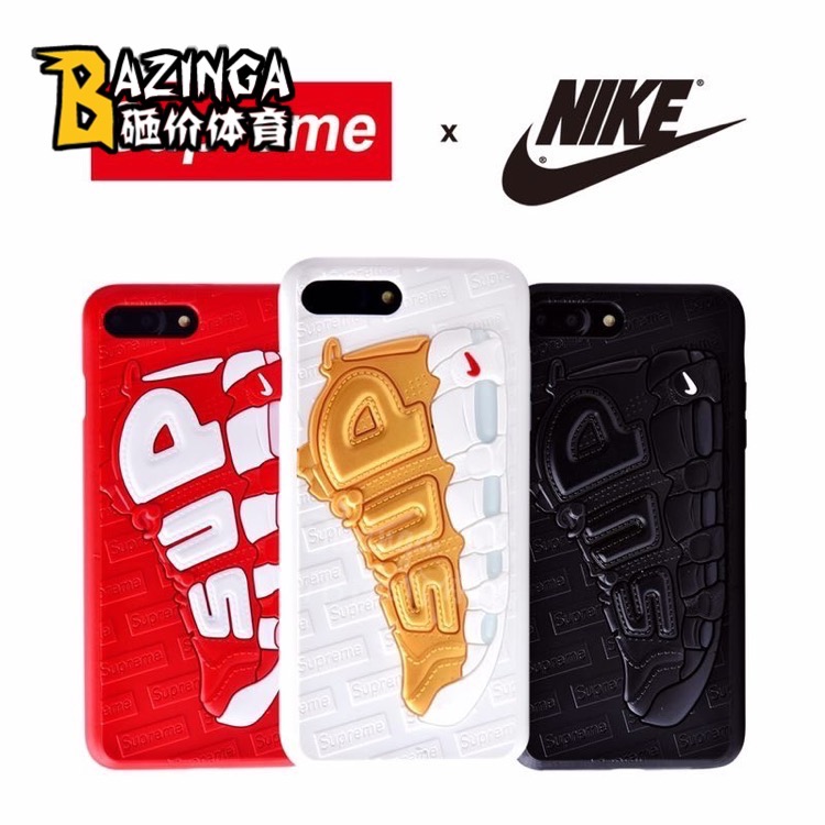 砸价体育 diy superme × nike air 苹果手机壳 iphone 6/6p/7/7p