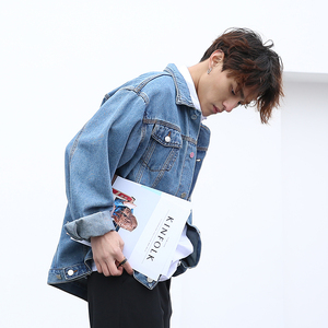 学生牛仔外套情侣款