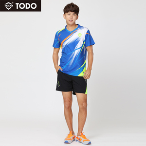 TODO唐盾羽毛球服男女运动套装韩版时尚跑步