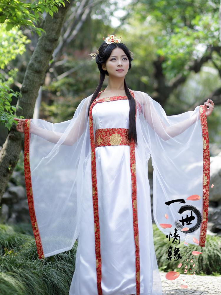 古装情趣睡衣性感仙女裙 唐装汉服贵妃公主演出服 性感飘逸仙女服