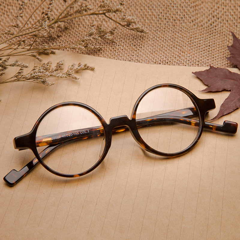 韩国时尚近视眼镜女款tr90超轻眼睛架复古潮流眼镜框舒适圆框配镜