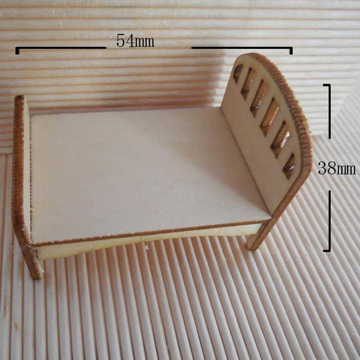 床衣柜沙发桌椅1:50模型家具建筑别墅手工制作diy幼儿